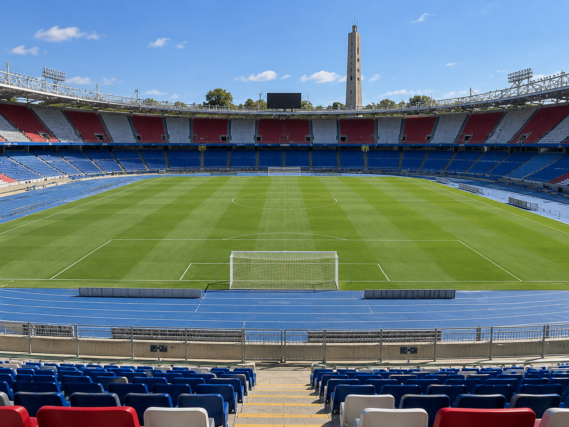 Vista del campo desde la Categoría 3 del Estadio Metropolitano Roberto Meléndez